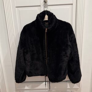 Lucky Brand Black Teddy Jacket